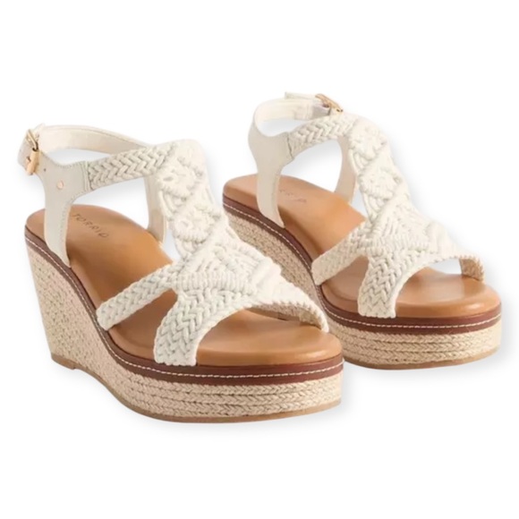 torrid Shoes - TORRID | Macrame Espadrille Wedge - size 11 (extra wide)